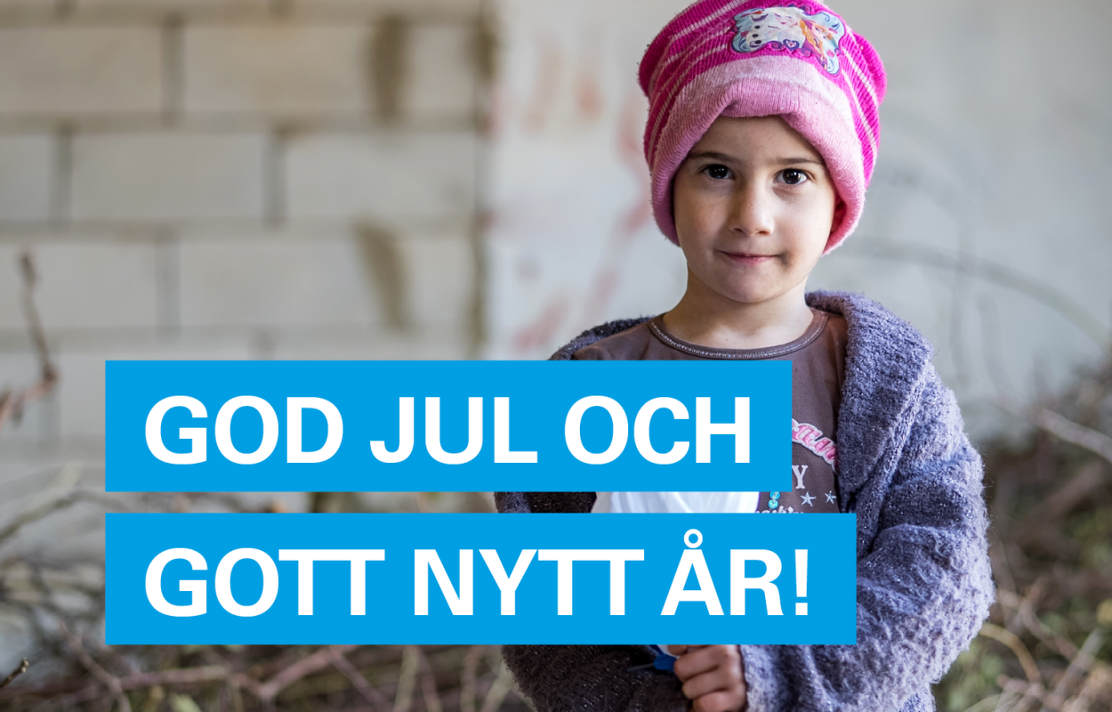 En riktigt god jul och ett gott nytt år tillsammans med Unicef - för alla barns rätta att överleva och utvecklas.